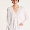 Montagut Long linen cardigan - Ballon