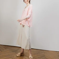 Montagut Long linen cardigan - Ballon