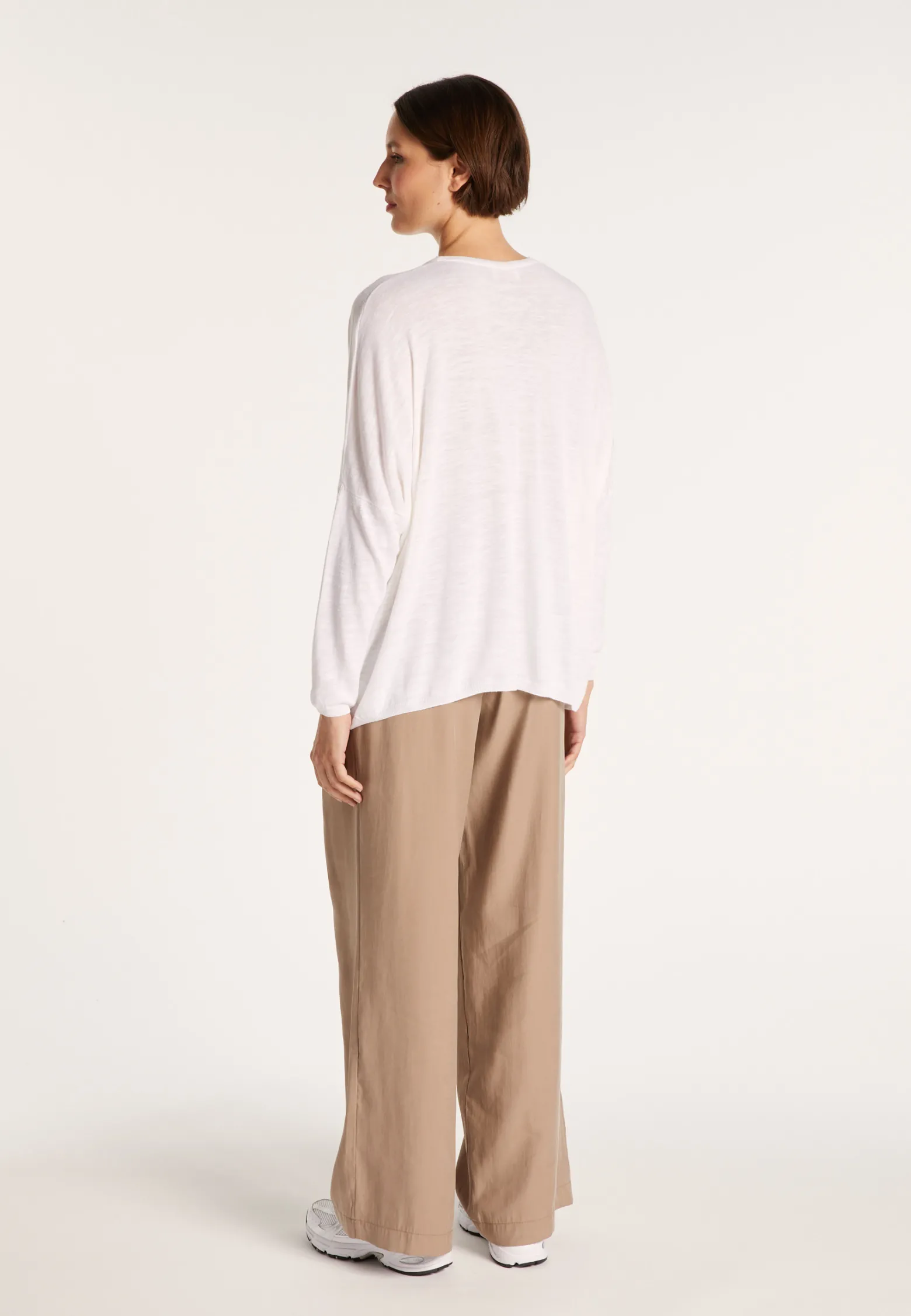Montagut Long linen cardigan - Ballon