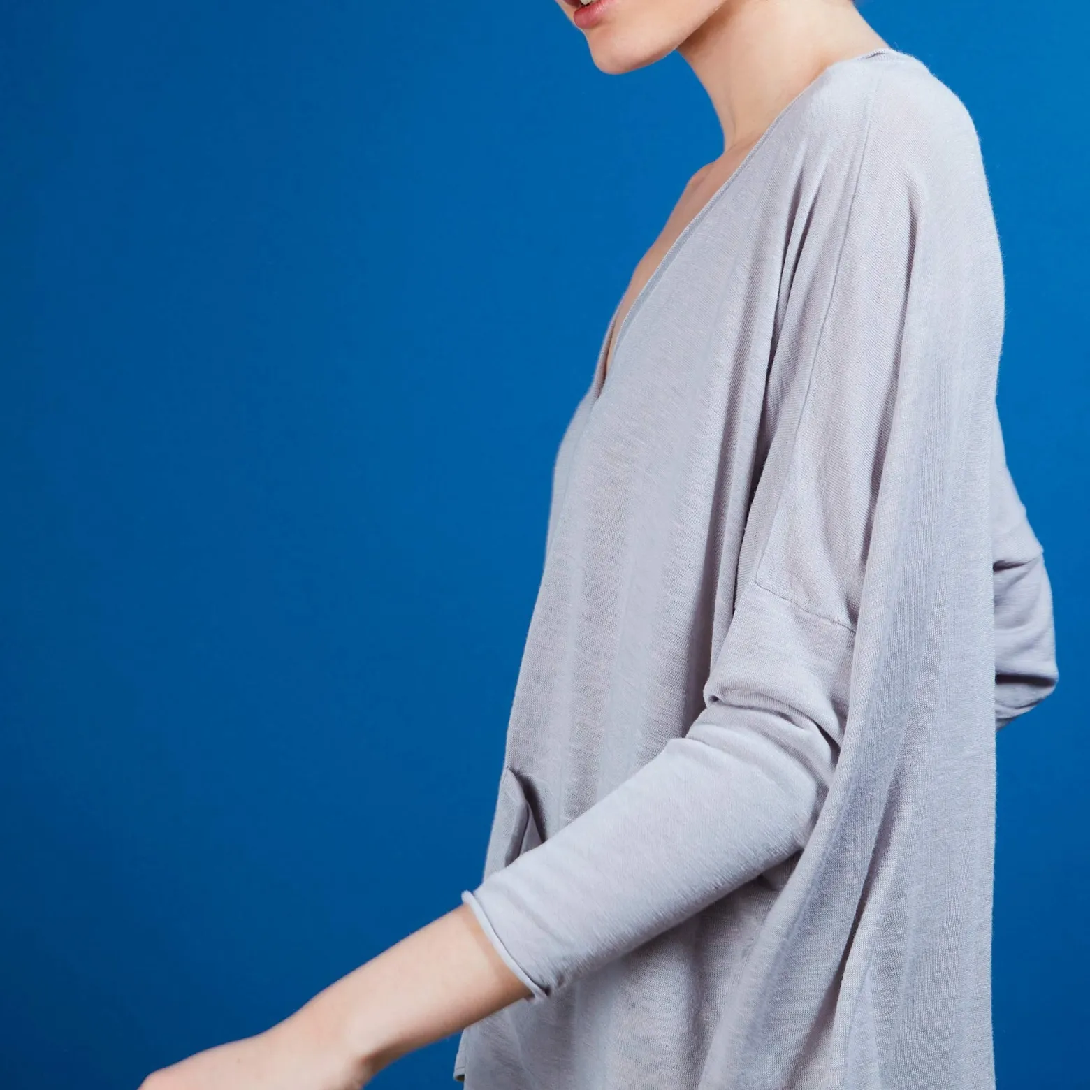 Montagut Long linen cardigan - Ballon