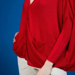 Montagut Long linen cardigan - Ballon