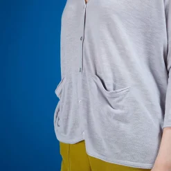 Montagut Long linen cardigan - Ballon