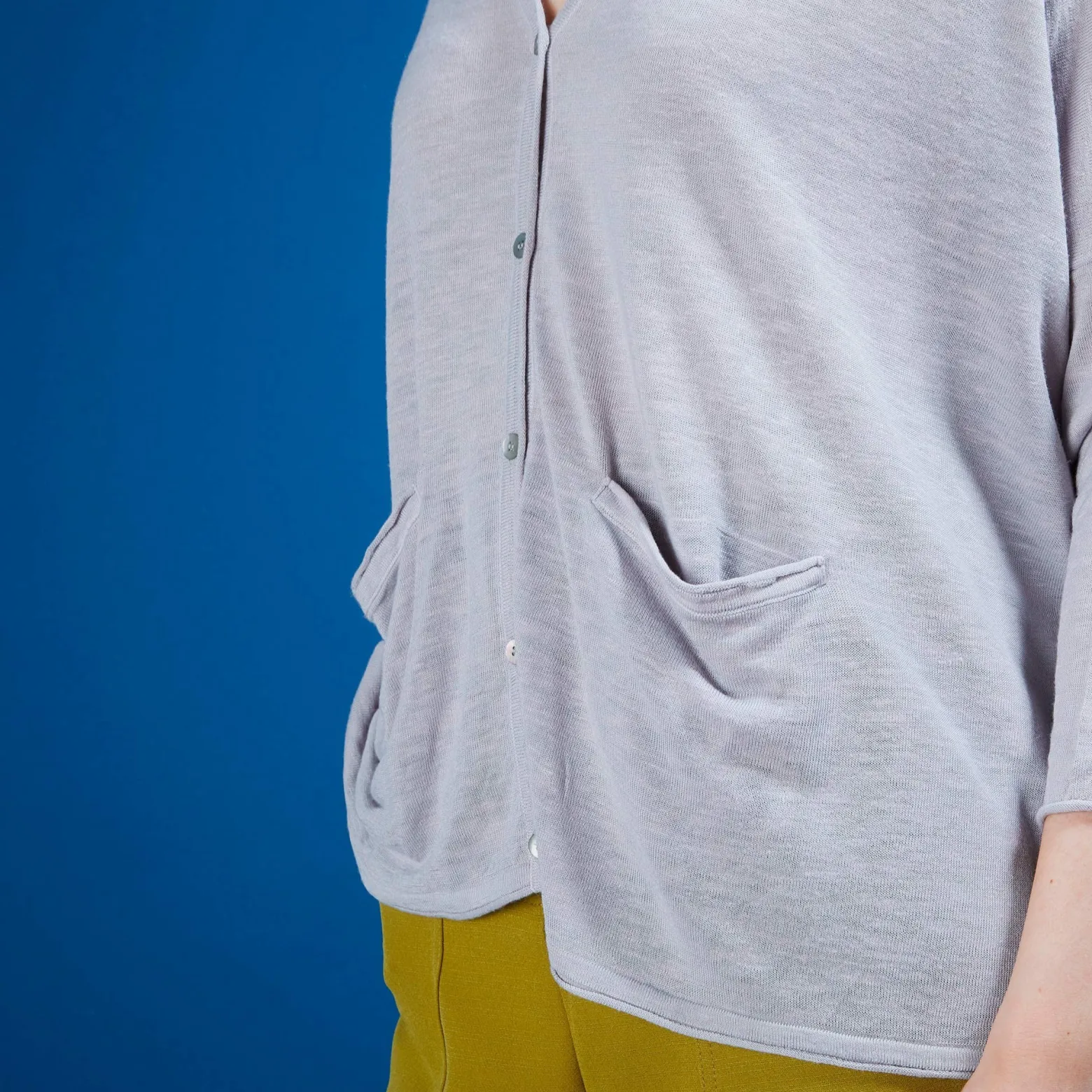 Montagut Long linen cardigan - Ballon