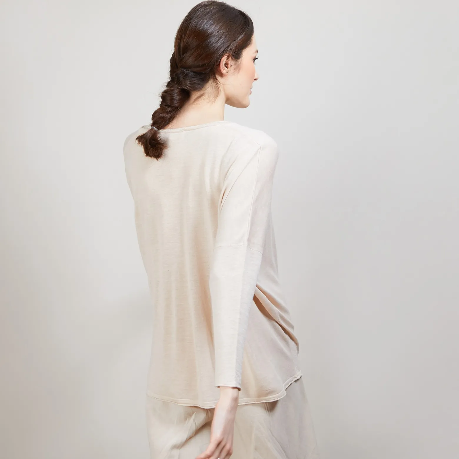 Montagut Long linen cardigan - Ballon