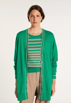 Montagut Long linen cashmere cardigan - Narcissa