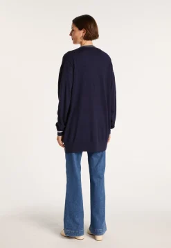 Montagut Long linen cashmere cardigan - Narcissa