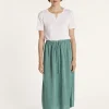 Montagut Long linen skirt - MAELY