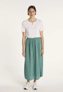 Montagut Long linen skirt - MAELY
