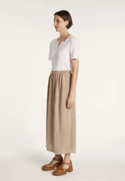 Montagut Long linen skirt - MAELY