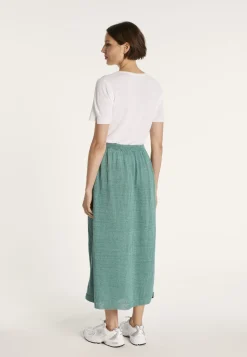 Montagut Long linen skirt - MAELY