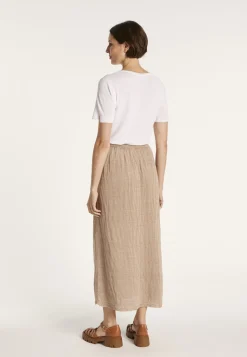 Montagut Long linen skirt - MAELY