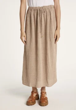 Montagut Long linen skirt - MAELY