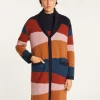 Montagut Long multicoloured cashmere cardigan - Saison