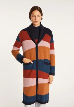 Montagut Long multicoloured cashmere cardigan - Saison