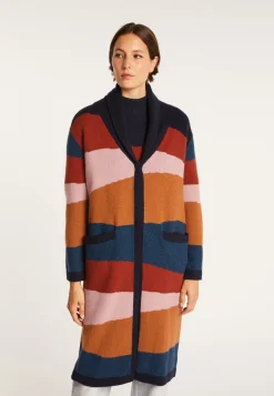 Montagut Long multicoloured cashmere cardigan - Saison