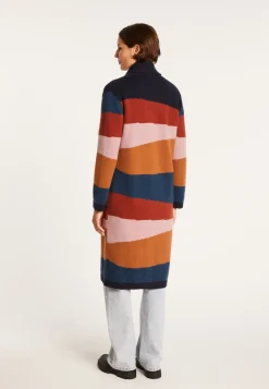 Montagut Long multicoloured cashmere cardigan - Saison