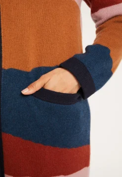 Montagut Long multicoloured cashmere cardigan - Saison