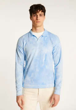 Montagut Long sleeve cotton polo shirt - Maxime