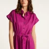 Montagut Long sleeve linen dress - Emy