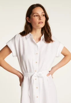 Montagut Long sleeve linen dress - Emy