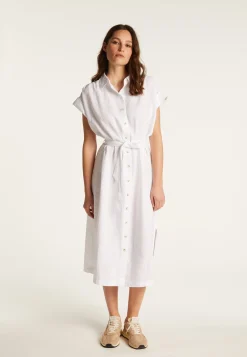 Montagut Long sleeve linen dress - Emy