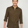 Montagut Long sleeve linen shirt - Robin