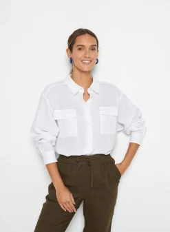 Montagut Long sleeve linen shirt - Tonya