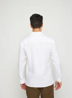 Montagut Long sleeve linen shirt - Robin
