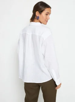 Montagut Long sleeve linen shirt - Tonya