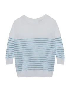 Montagut Long sleeve striped linen T-shirt - Tacha