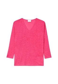 Montagut Long Sleeve V-neck T-shirt - Balou