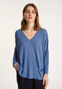Montagut Long Sleeve V-neck T-shirt - Balou