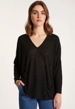 Montagut Long Sleeve V-neck T-shirt - Balou
