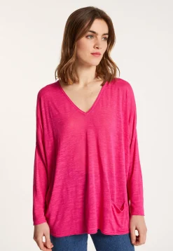 Montagut Long Sleeve V-neck T-shirt - Balou
