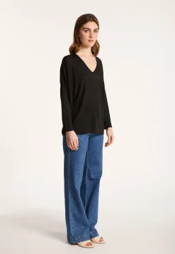 Montagut Long Sleeve V-neck T-shirt - Balou