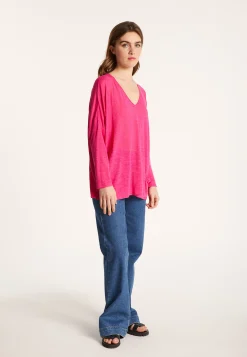 Montagut Long Sleeve V-neck T-shirt - Balou