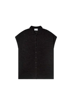 Montagut Long slub linen vest - Nora
