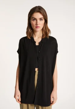 Montagut Long slub linen vest - Nora