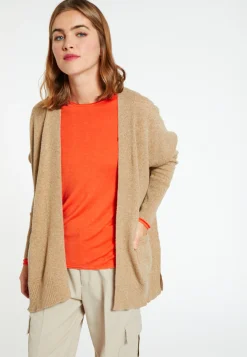 Montagut Long wool and cashmere cardigan - Cabery