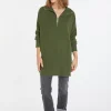 Montagut Long zip-neck sweater in wool and cashmere - Charlotte