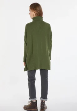 Montagut Long zip-neck sweater in wool and cashmere - Charlotte