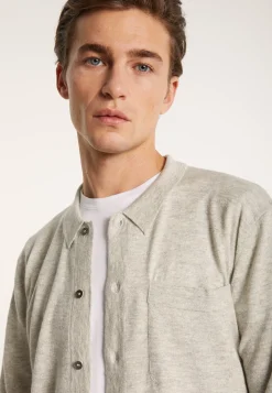 Montagut Long-sleeved cashmere linen shirt - Bazar