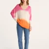 Montagut Long-sleeved dip dye t-shirt - Nahla Bis