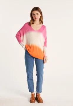 Montagut Long-sleeved dip dye t-shirt - Nahla Bis