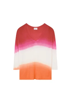 Montagut Long-sleeved dip dye t-shirt - Nahla Bis