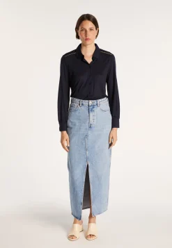 Montagut Long-sleeved lyocell shirt - Now