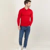 Montagut Long-sleeved merino wool polo shirt - Eni