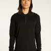 Montagut Long-sleeved polo shirt in merino wool - Sidney