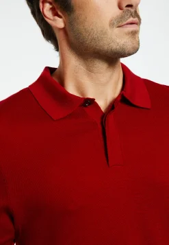 Montagut Long-sleeved polo shirt in merino wool - Sidney
