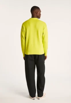 Montagut Long-sleeved polo shirt in flamed cotton and linen - Ido